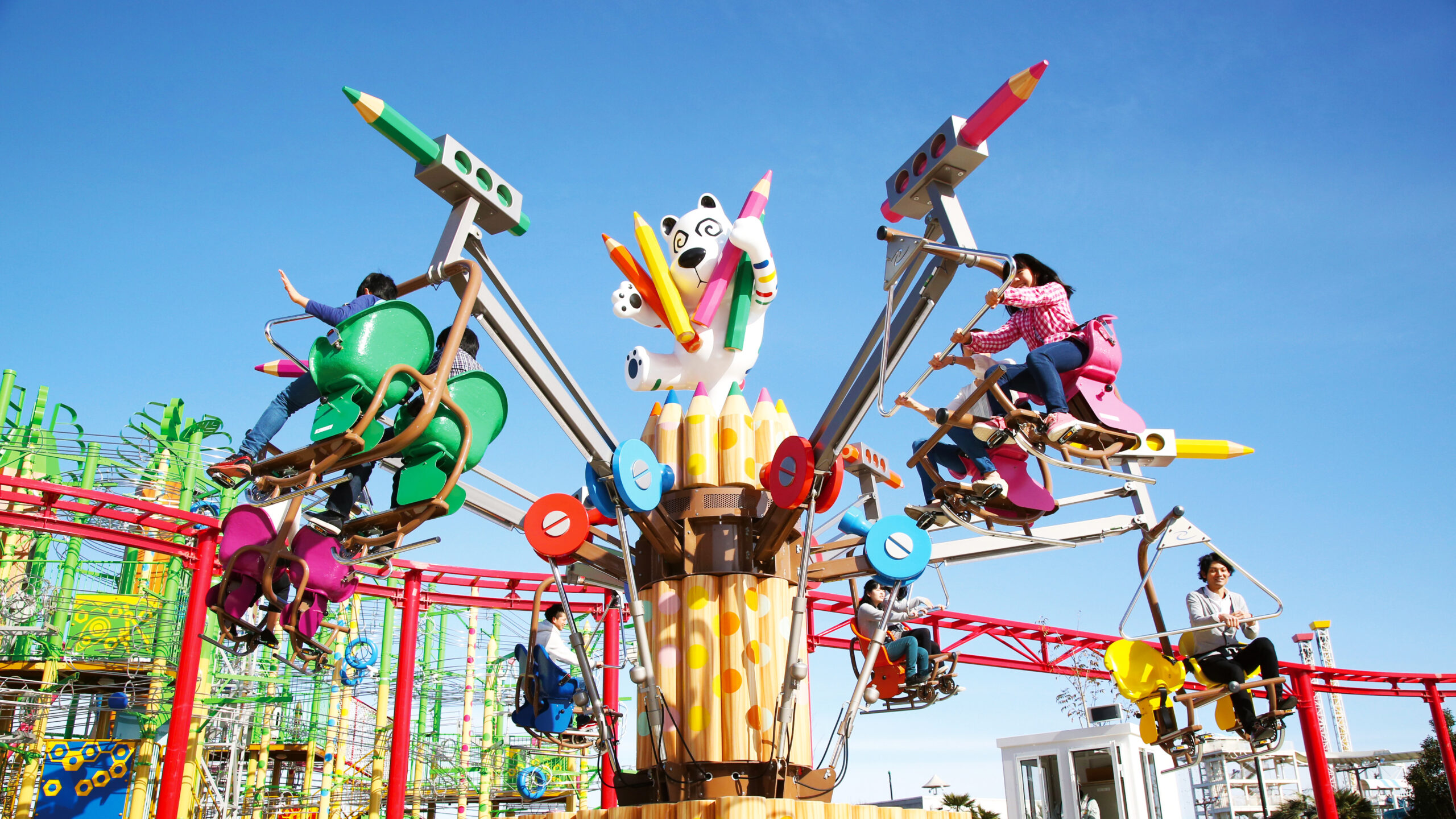 くるくるコンパス アトラクション よみうりランド遊園地